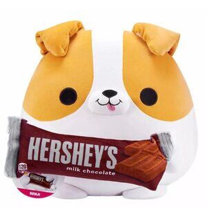 New Zuru Snackle Benji Corgi 14” JUMBO Plush w/ HERSHEY’S CHOCOLATE Snackles NWT